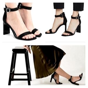 Rag & Bone Ellis Sandal in Black Suede EU SIZE 39/ US 9  1007